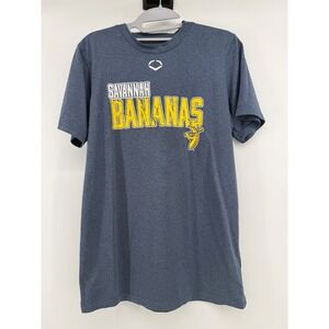 EvoShield Savannah Bananas T-Shirt Youth XL Polyester Heather Blue Baseball